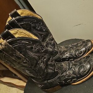 CORRAL LEATHER COWBOY BOOTS